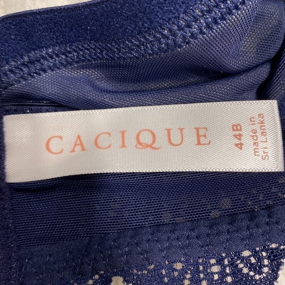 Q Cacique floral plus size bra 44B - Picture 3 of 3